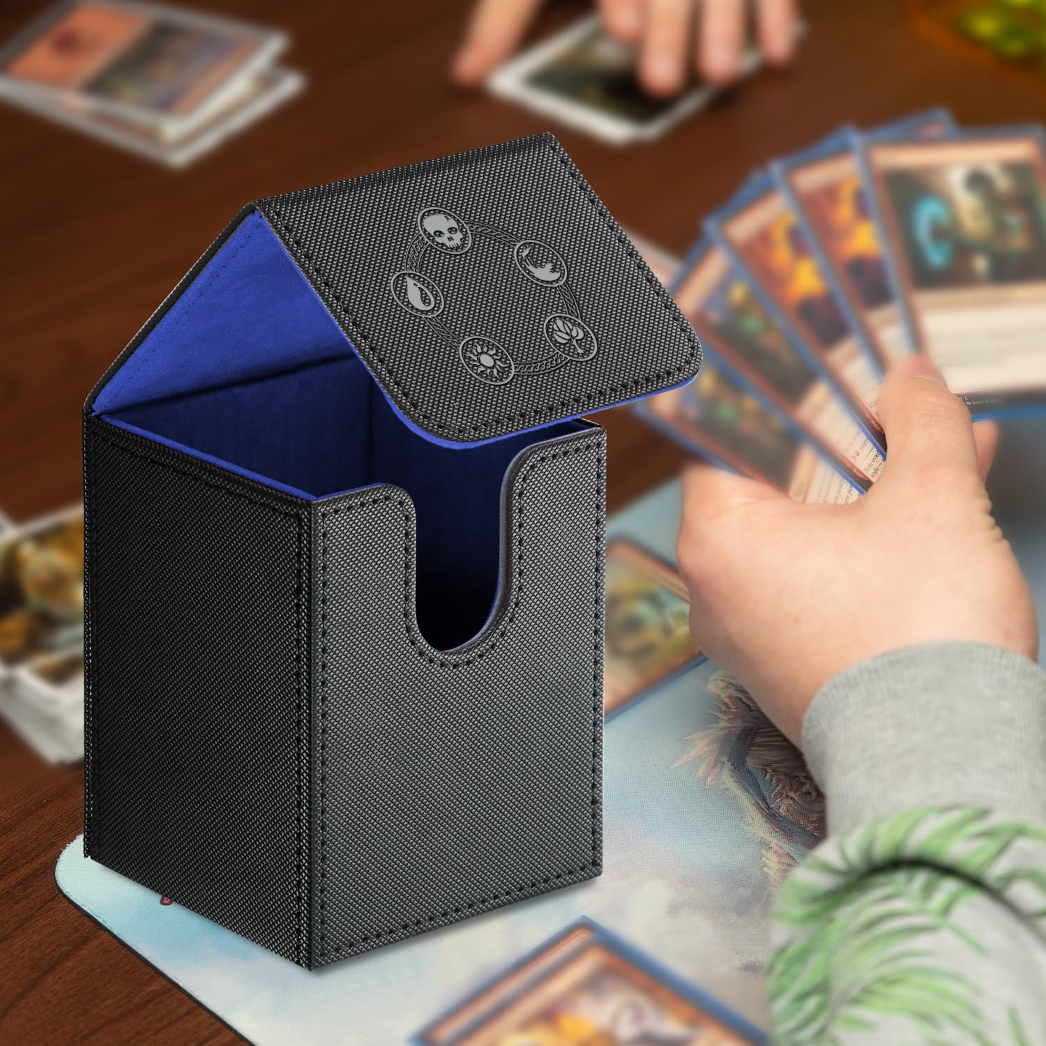 Amazon.co.jp: DingGuagua カードデッキボックス MTG 遊戯王 KeyForge